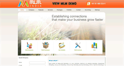 Desktop Screenshot of mlm-india.co.in